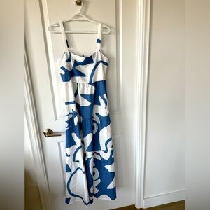 Blue Floral Maxi Dress